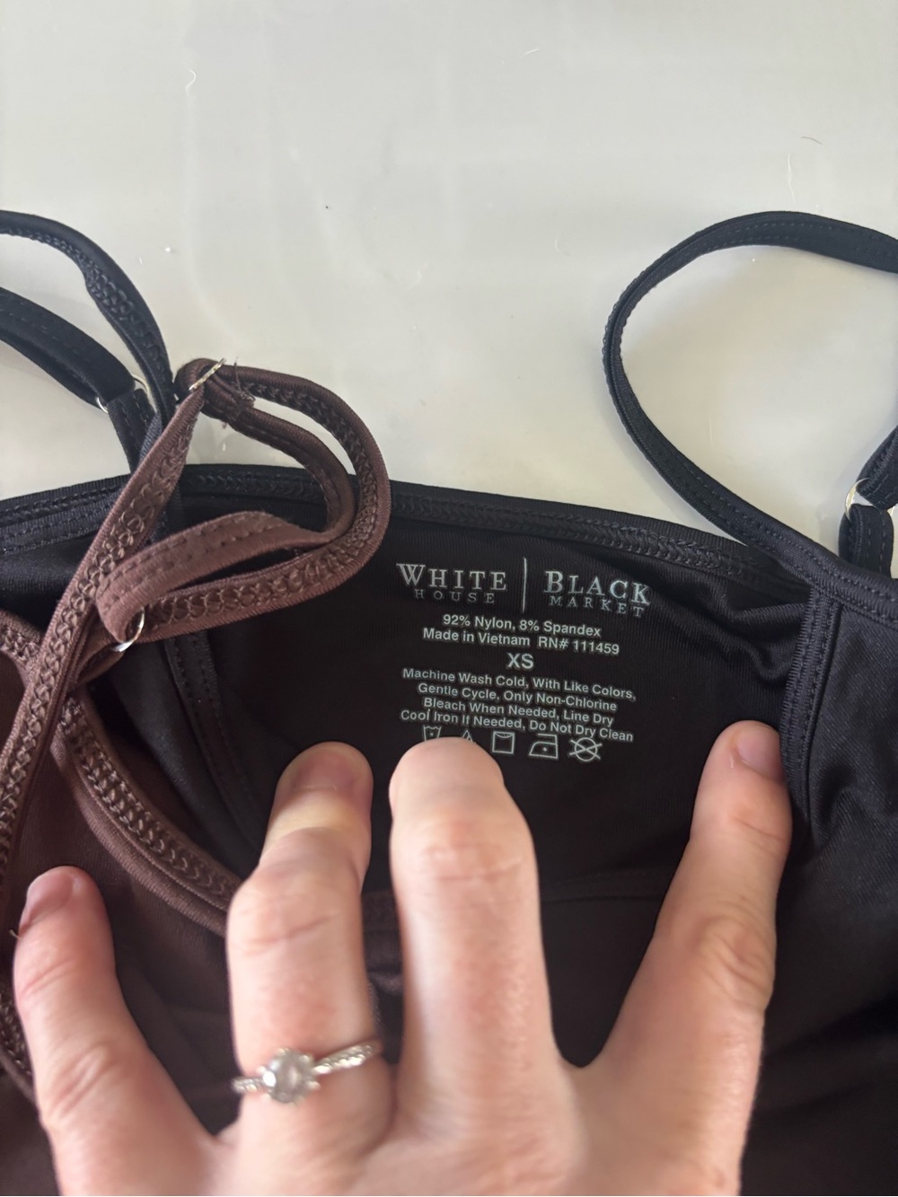 White House Black Market Red, Blue, Black, Brown, Cream Tank Top Set - Picture 4 of 7
